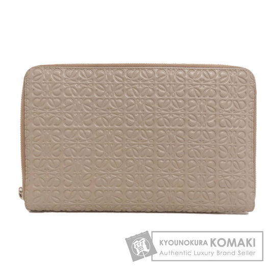 LOEWE Anagram Organizer Accessory pouch Calf Ladies [Used]