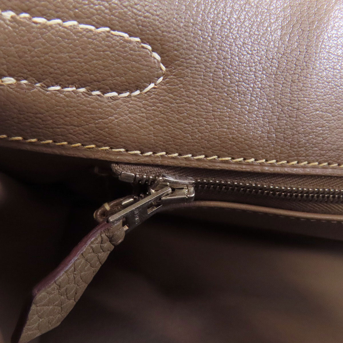 HERMES Birkin 30 Etoupe SilverHardware Handbag Taurillon Clemence Ladies [Used]