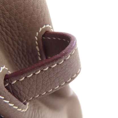 HERMES Birkin 30 Etoupe SilverHardware Handbag Taurillon Clemence Ladies [Used]