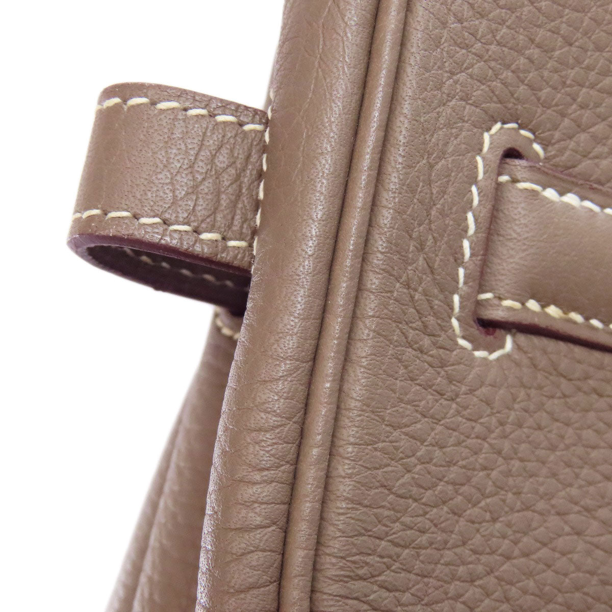 HERMES Birkin 30 Etoupe SilverHardware Handbag Taurillon Clemence Ladies [Used]