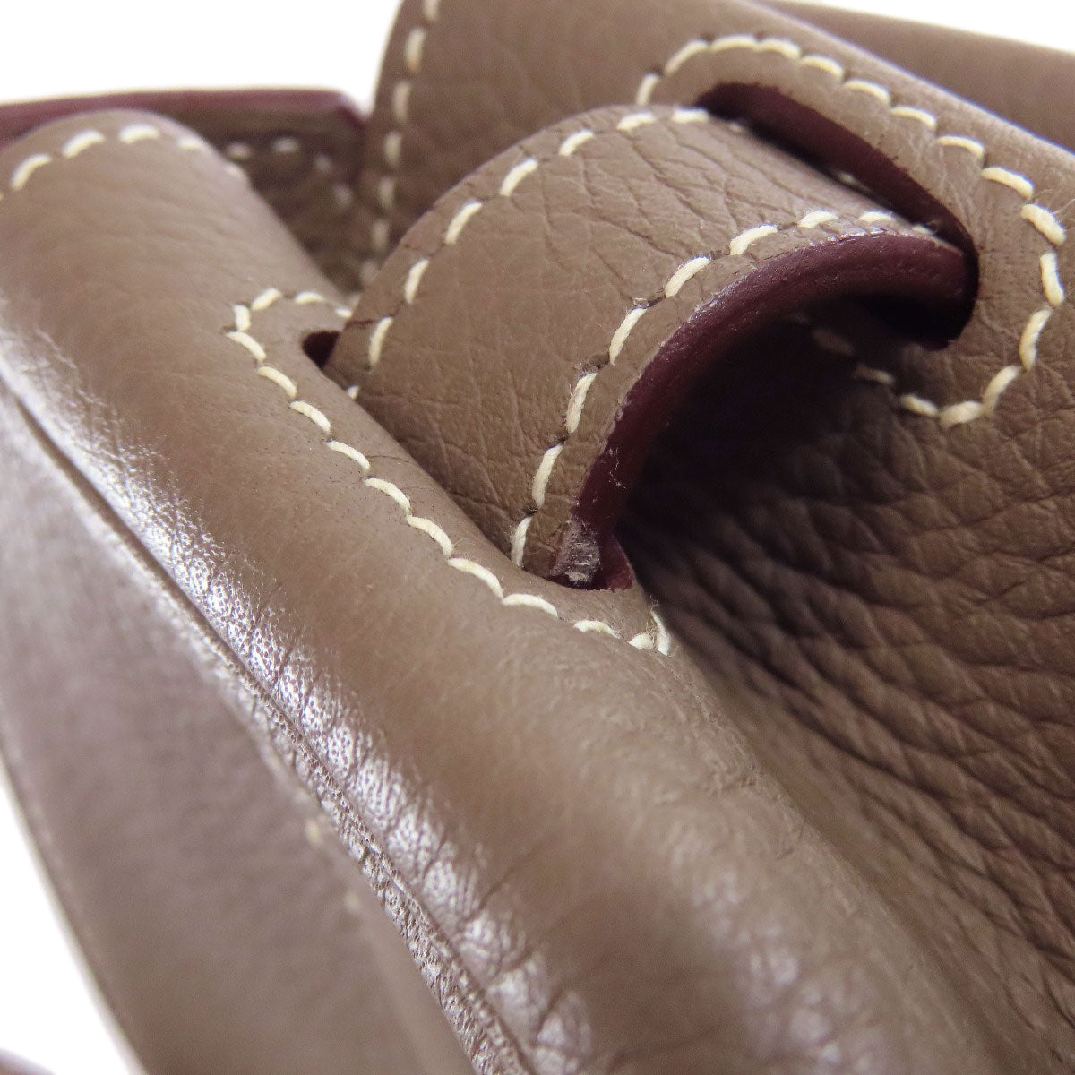 HERMES Birkin 30 Etoupe SilverHardware Handbag Taurillon Clemence Ladies [Used]