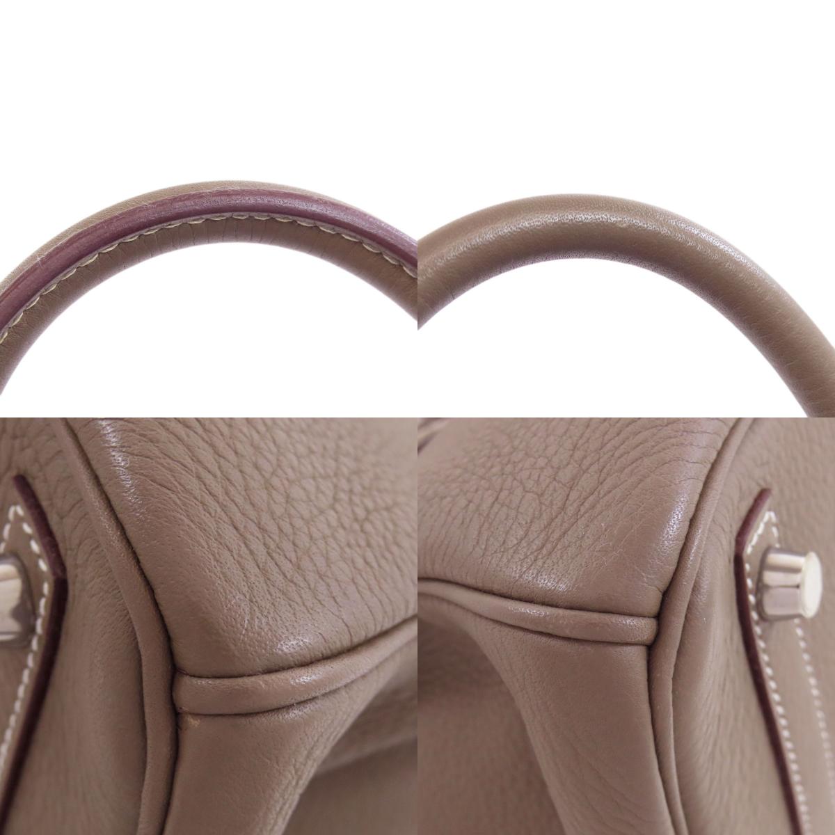 HERMES Birkin 30 Etoupe SilverHardware Handbag Taurillon Clemence Ladies [Used]