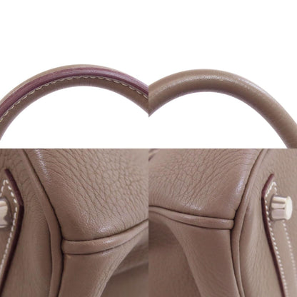 HERMES Birkin 30 Etoupe SilverHardware Handbag Taurillon Clemence Ladies [Used]