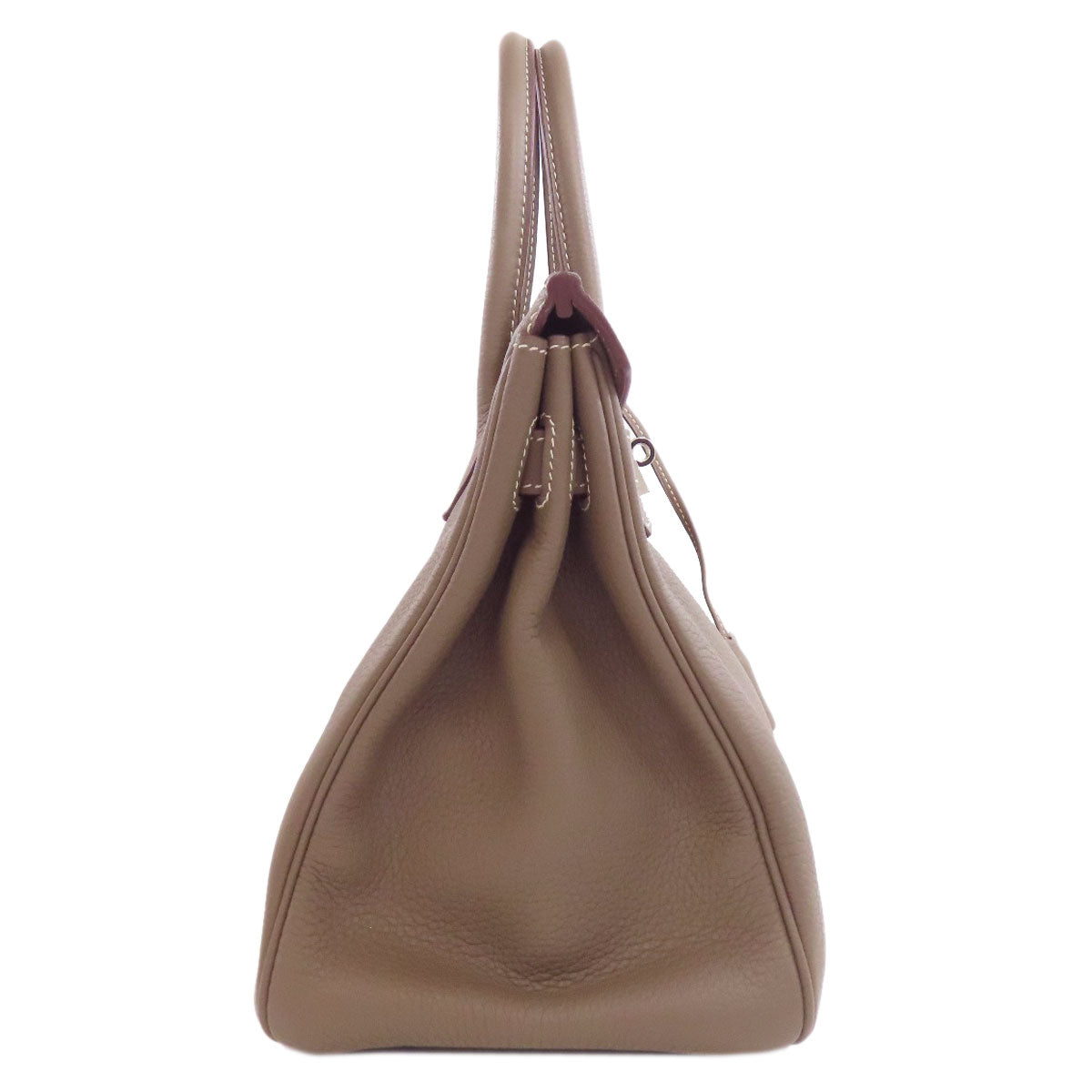 HERMES Birkin 30 Etoupe SilverHardware Handbag Taurillon Clemence Ladies [Used]