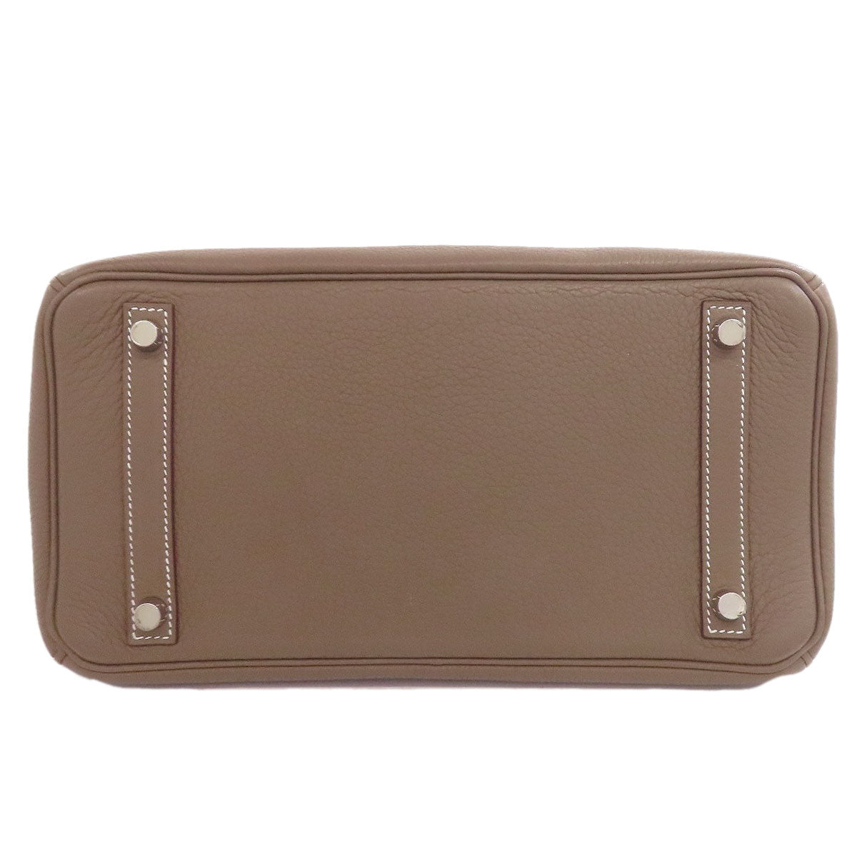 HERMES Birkin 30 Etoupe SilverHardware Handbag Taurillon Clemence Ladies [Used]