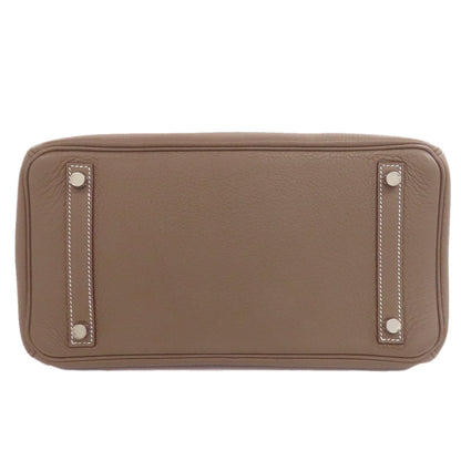 HERMES Birkin 30 Etoupe SilverHardware Handbag Taurillon Clemence Ladies [Used]