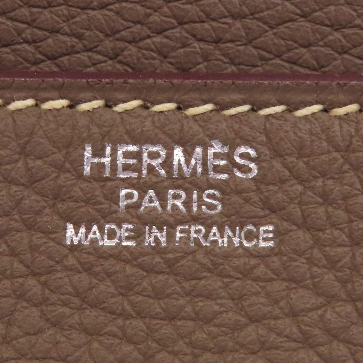HERMES Birkin 30 Etoupe SilverHardware Handbag Taurillon Clemence Ladies [Used]