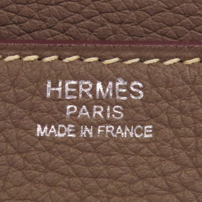 HERMES Birkin 30 Etoupe SilverHardware Handbag Taurillon Clemence Ladies [Used]