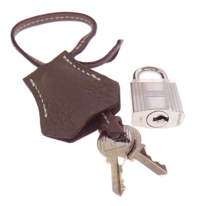 HERMES Birkin 30 Etoupe SilverHardware Handbag Taurillon Clemence Ladies [Used]