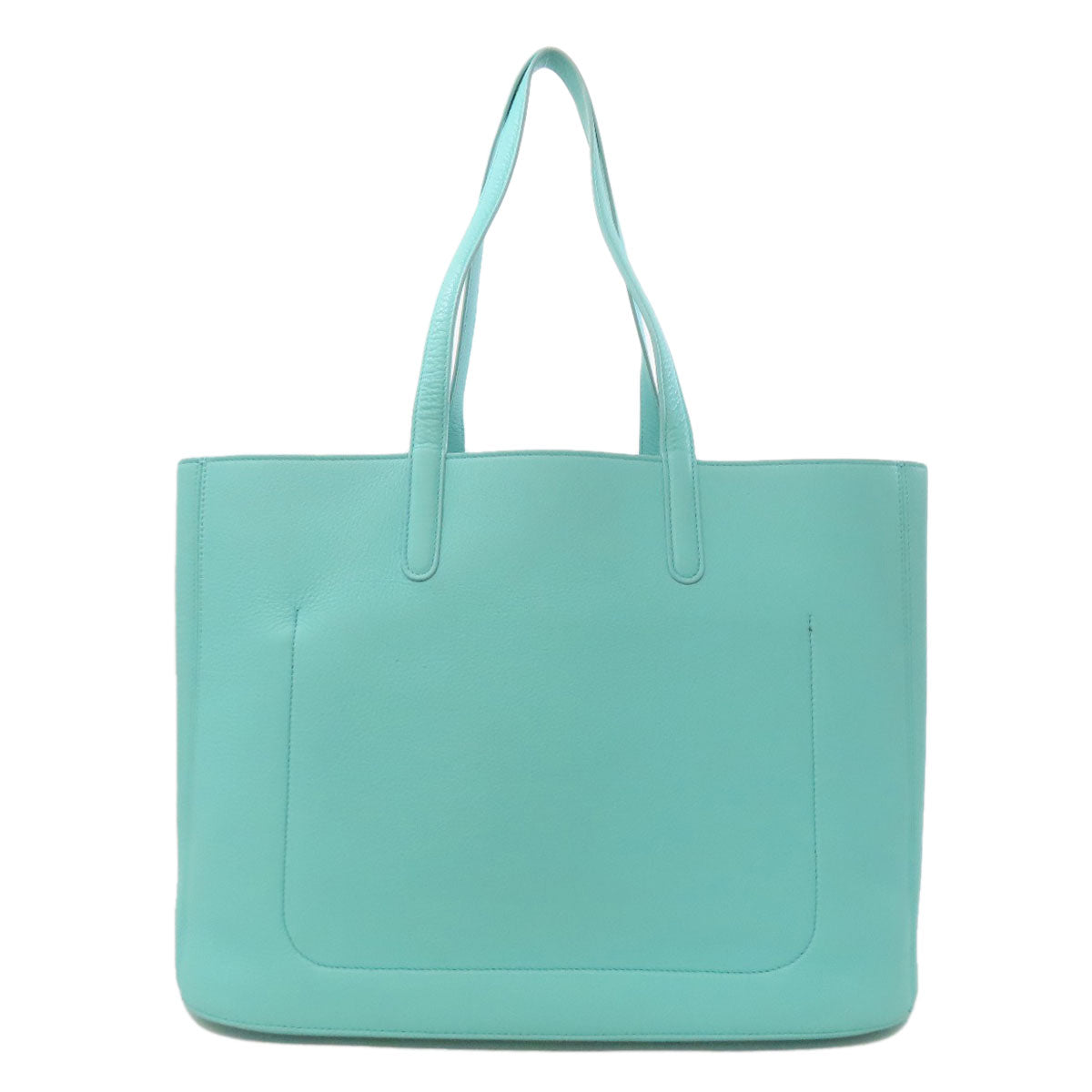 TIFFANY&Co. logo Tote Bag Leather Ladies [Used]