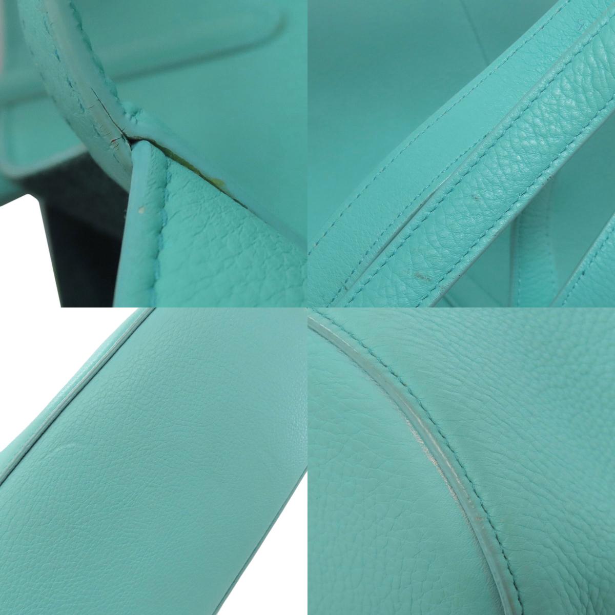 TIFFANY&Co. logo Tote Bag Leather Ladies [Used]