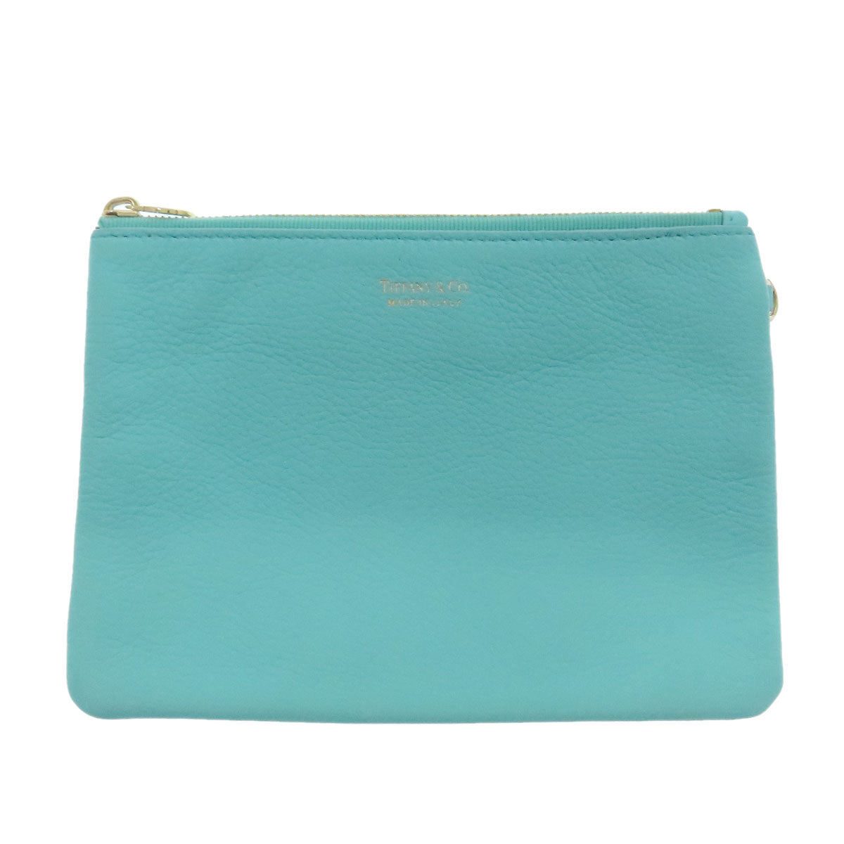 TIFFANY&Co. logo Tote Bag Leather Ladies [Used]