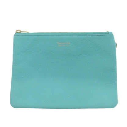 TIFFANY&Co. logo Tote Bag Leather Ladies [Used]