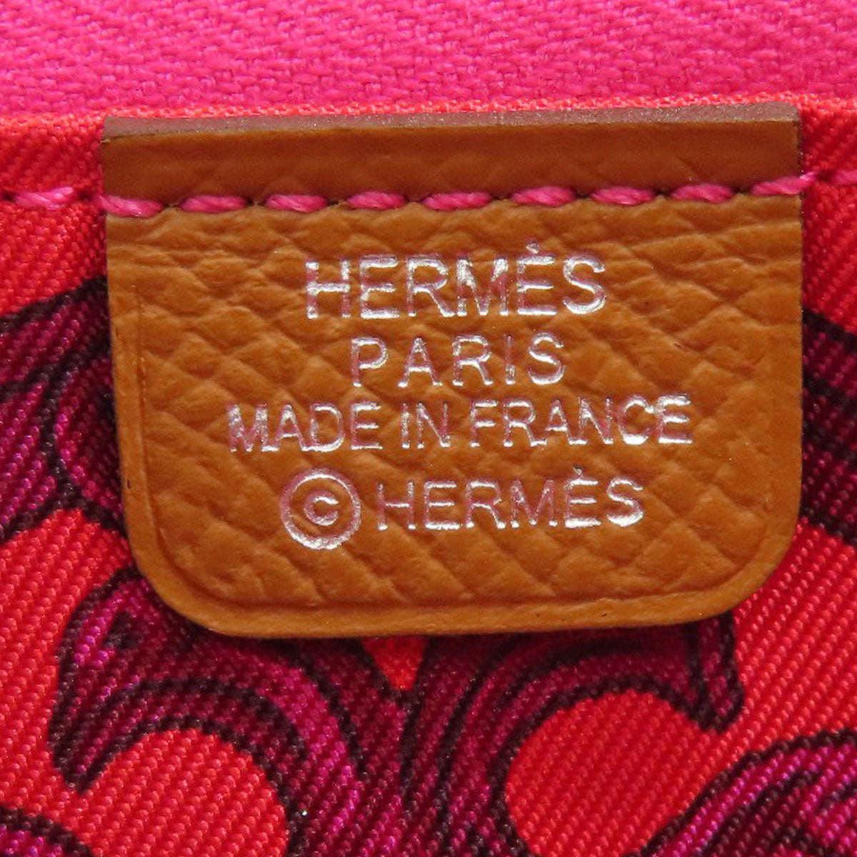 HERMES Azap Silkin Compact Gold SilverHardware Bifold Wallet with Coin Pocket Epsom Ladies [Used]