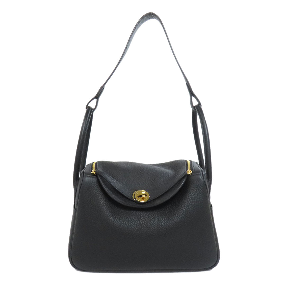 HERMES Lindy 26 GoldHardware Handbag Taurillon Clemence Ladies [Used]