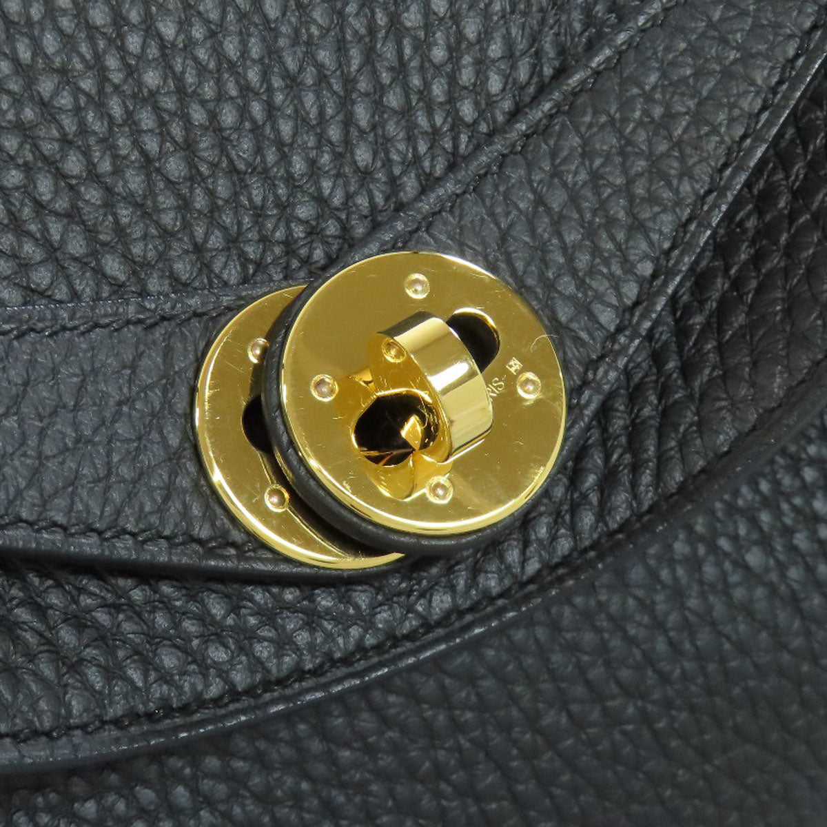 HERMES Lindy 26 GoldHardware Handbag Taurillon Clemence Ladies [Used]
