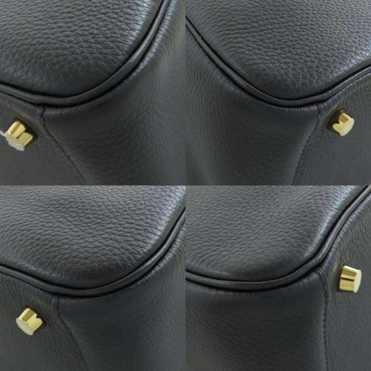 HERMES Lindy 26 GoldHardware Handbag Taurillon Clemence Ladies [Used]
