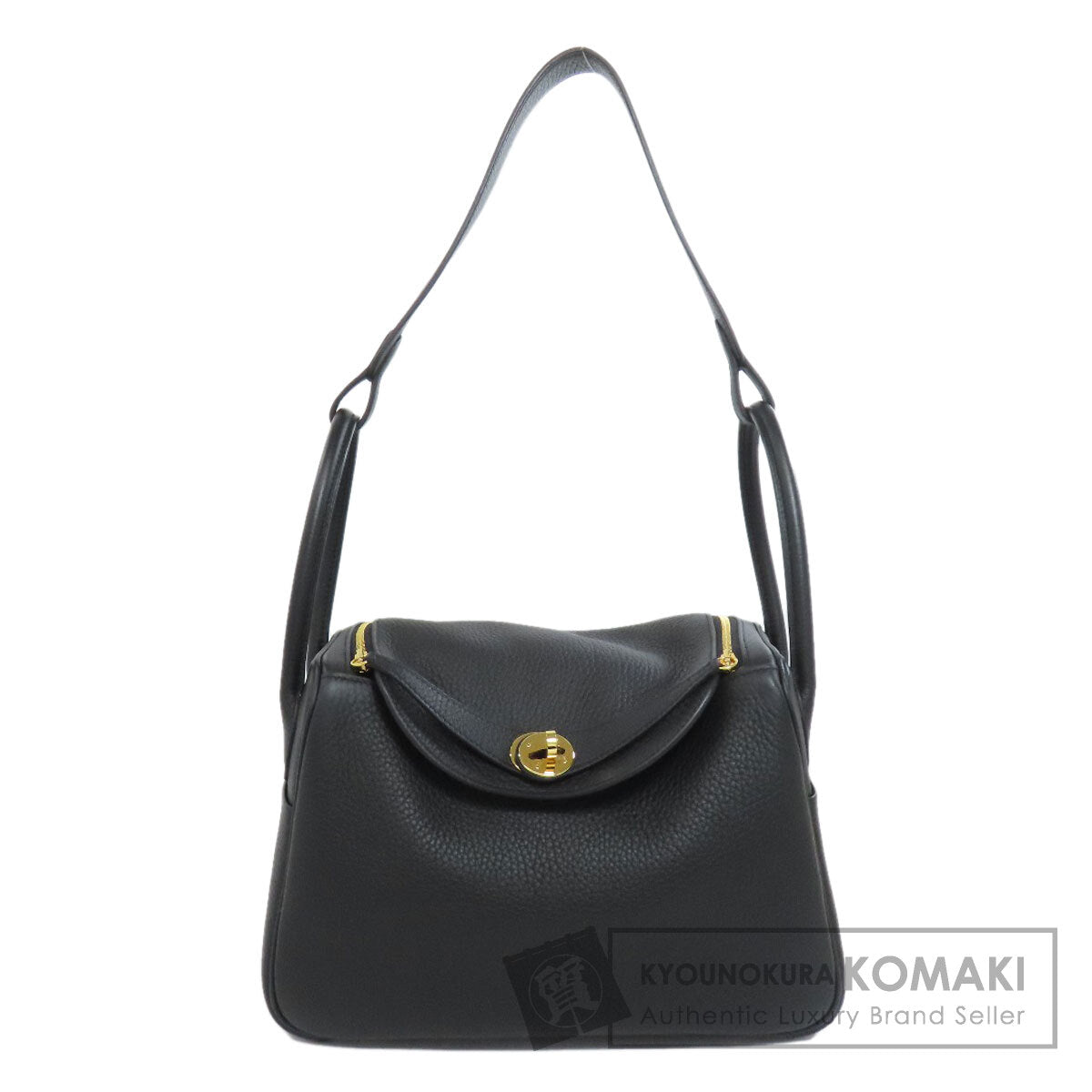 HERMES Lindy 26 GoldHardware Handbag Taurillon Clemence Ladies [Used]