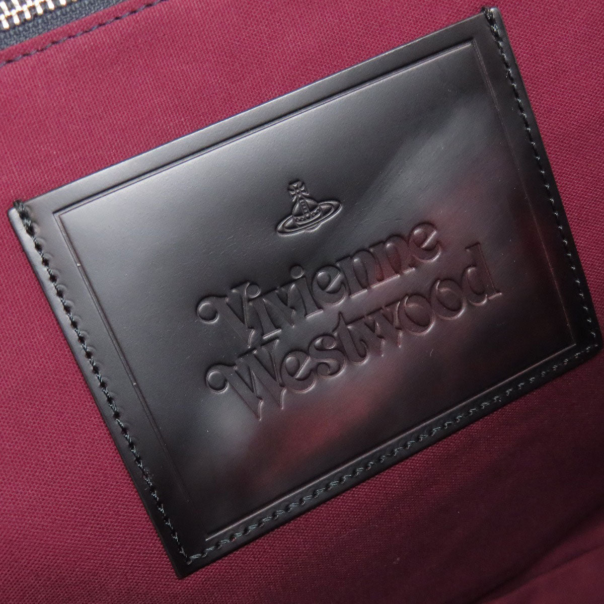 Vivienne Westwood logo Tote Bag PVC Ladies [Used]