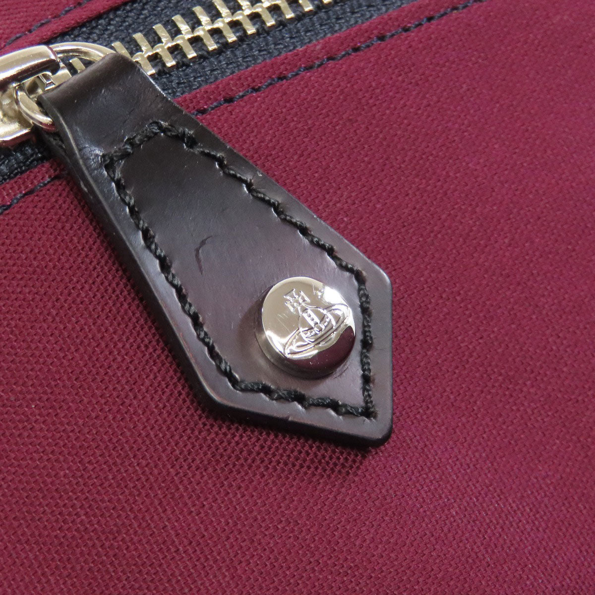 Vivienne Westwood logo Tote Bag PVC Ladies [Used]