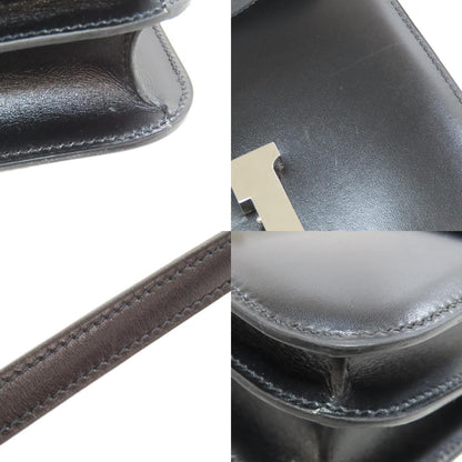 HERMES Constance Mini SilverHardware Shoulder Bag Box calf Ladies [Used]