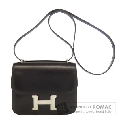 HERMES Constance Mini SilverHardware Shoulder Bag Box calf Ladies [Used]