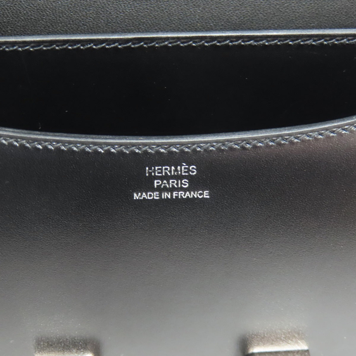 HERMES Constance Mini SilverHardware Shoulder Bag Box calf Ladies [Used]