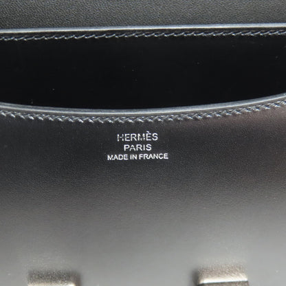 HERMES Constance Mini SilverHardware Shoulder Bag Box calf Ladies [Used]