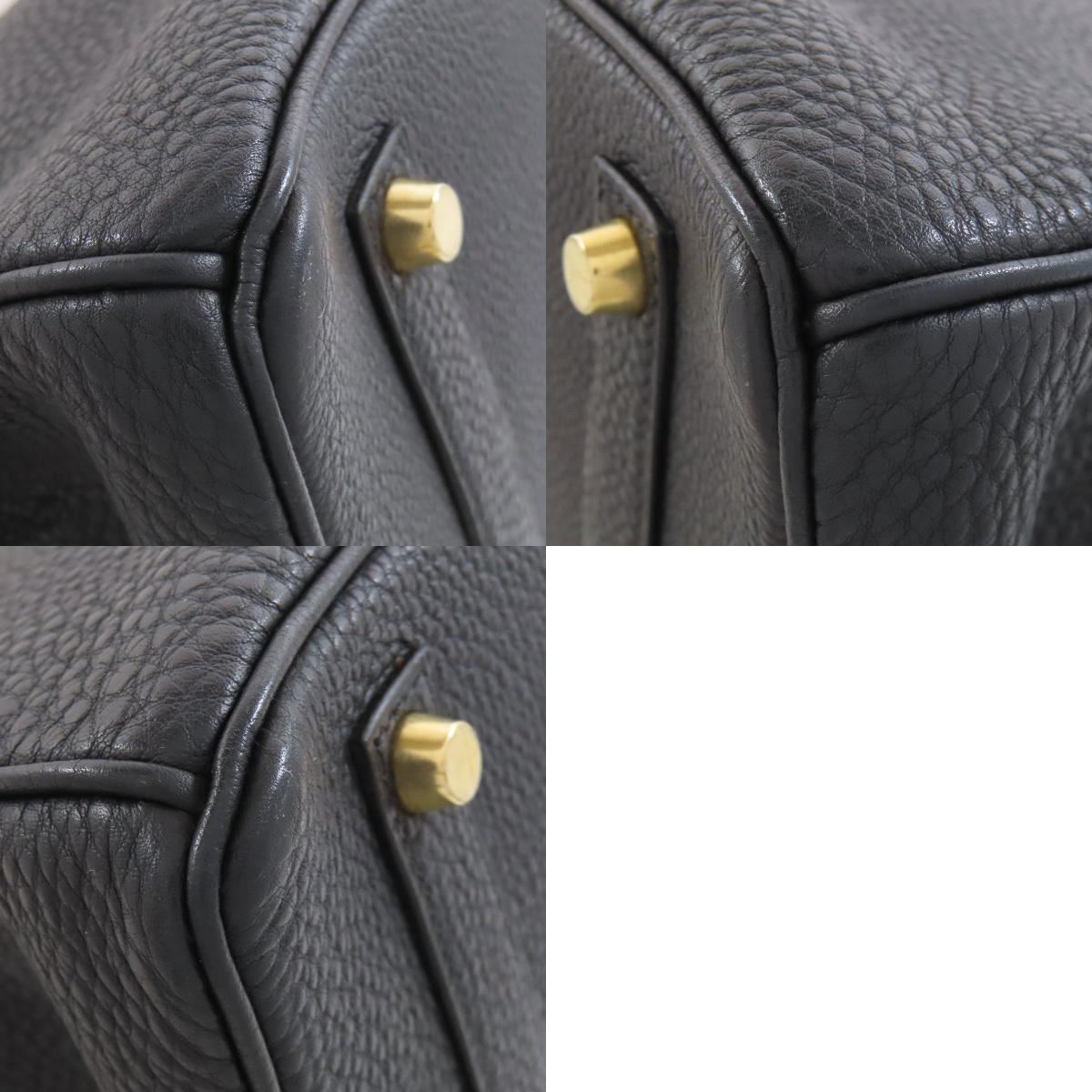 HERMES Birkin 35 GoldHardware Handbag Fjord Ladies [Used]