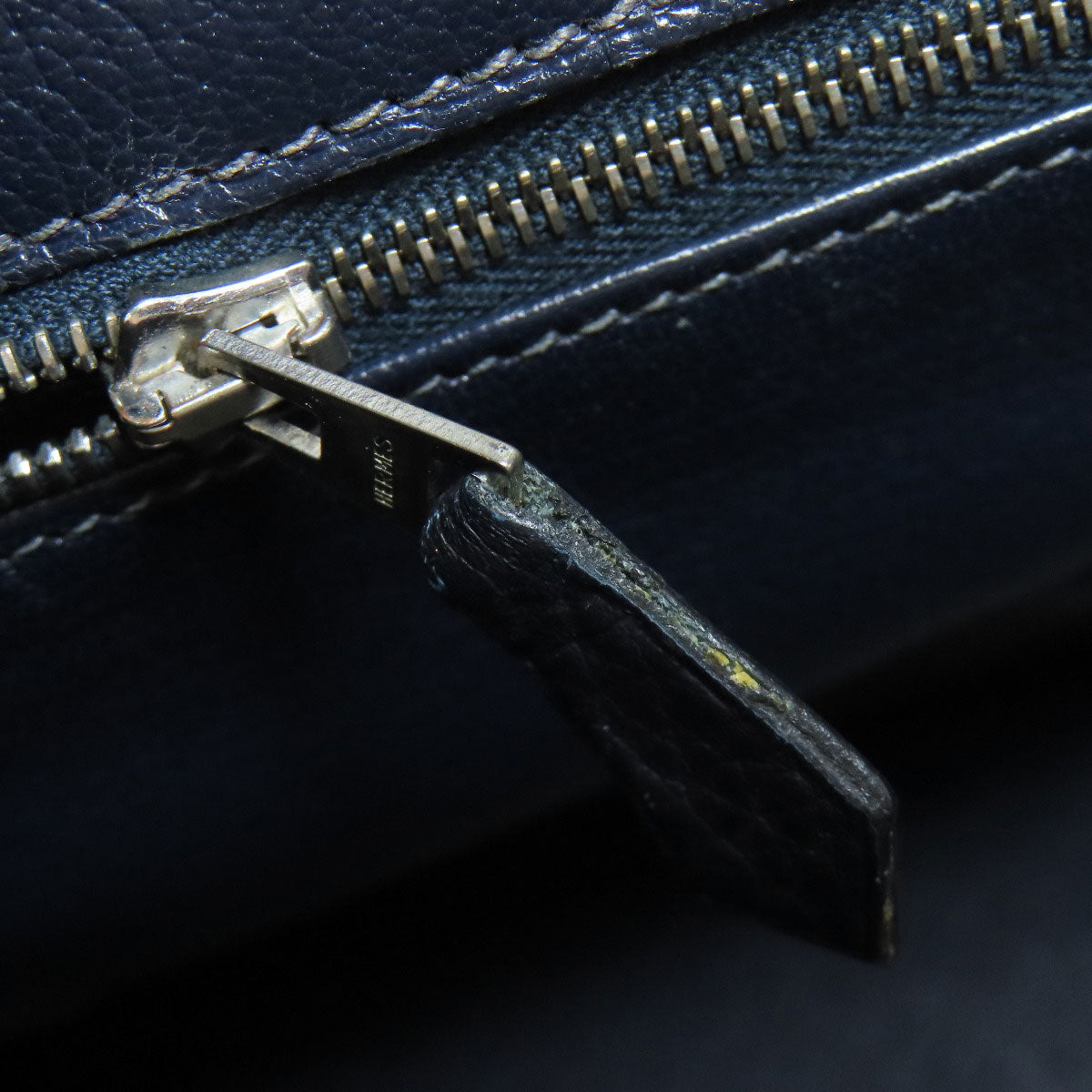 HERMES Birkin 35 SilverHardware Handbag Taurillon Clemence Ladies [Used]