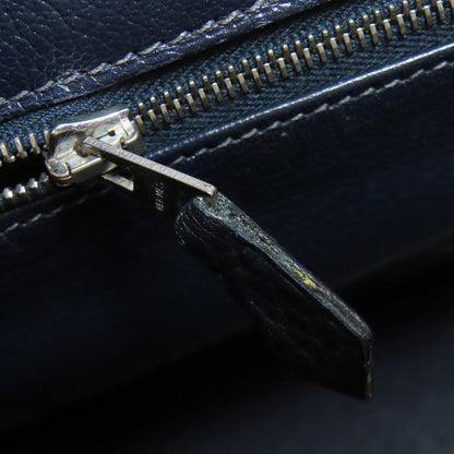 HERMES Birkin 35 SilverHardware Handbag Taurillon Clemence Ladies [Used]