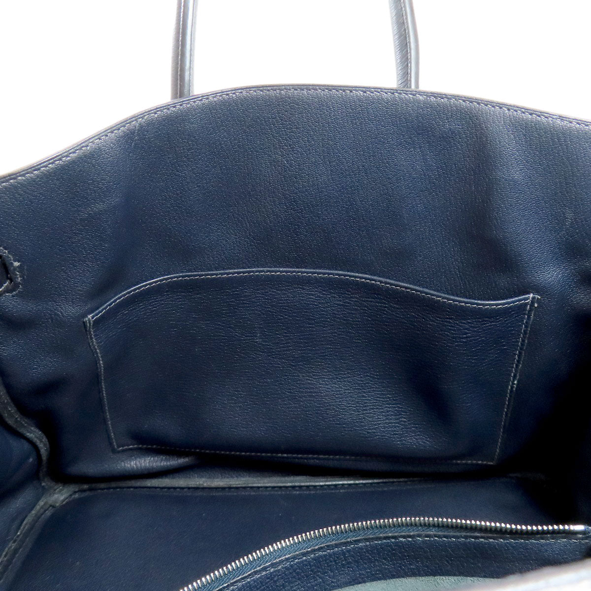 HERMES Birkin 35 SilverHardware Handbag Taurillon Clemence Ladies [Used]