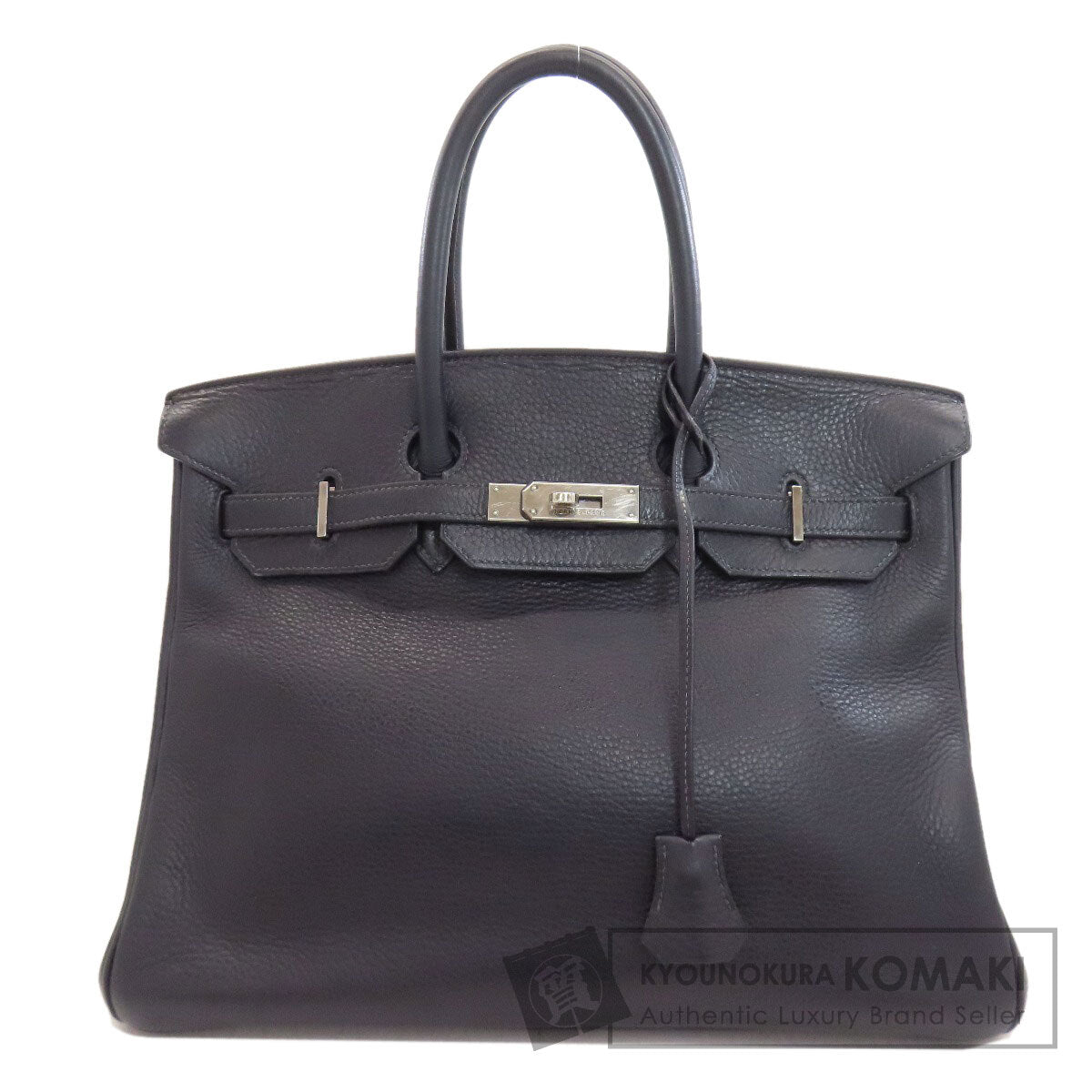 HERMES Birkin 35 SilverHardware Handbag Taurillon Clemence Ladies [Used]