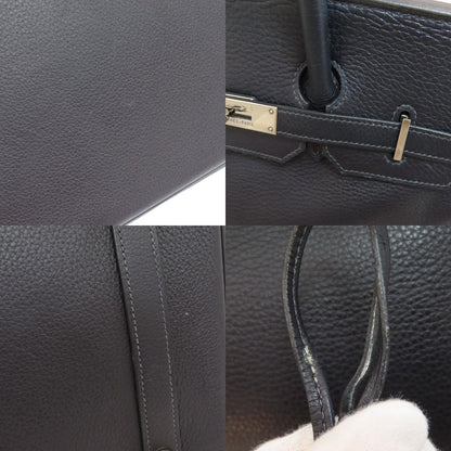 HERMES Birkin 35 SilverHardware Handbag Taurillon Clemence Ladies [Used]