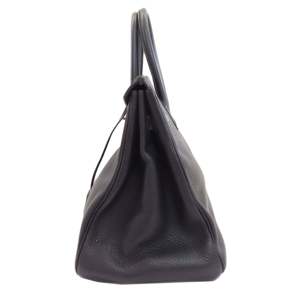 HERMES Birkin 35 SilverHardware Handbag Taurillon Clemence Ladies [Used]