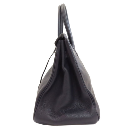 HERMES Birkin 35 SilverHardware Handbag Taurillon Clemence Ladies [Used]