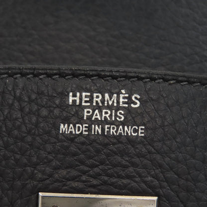 HERMES Birkin 35 SilverHardware Handbag Taurillon Clemence Ladies [Used]