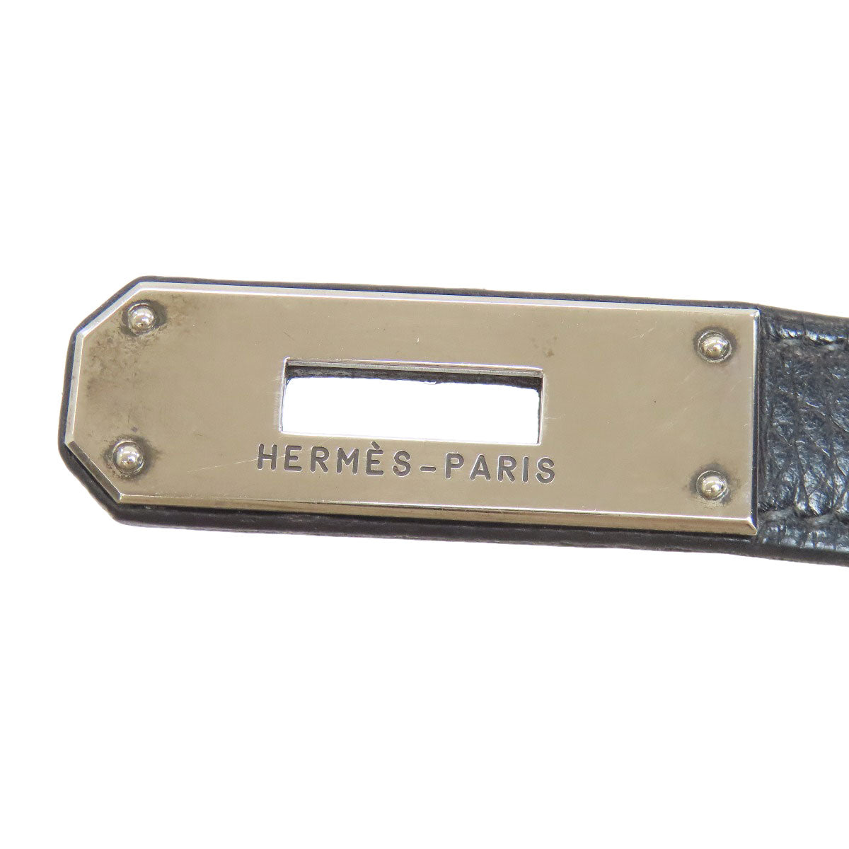 HERMES Birkin 35 SilverHardware Handbag Taurillon Clemence Ladies [Used]