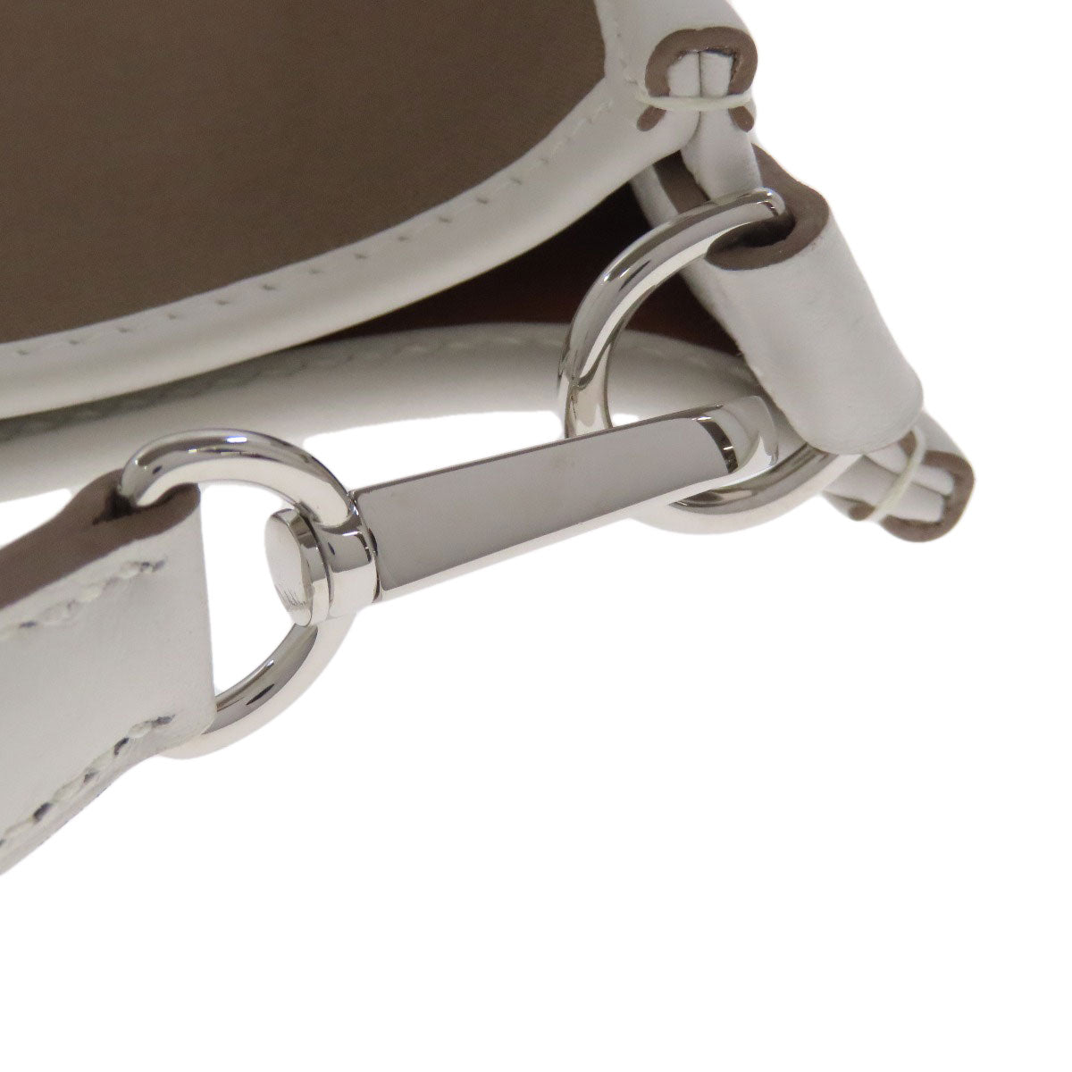 HERMES Evelyne Neo Etoupe SilverHardware Shoulder Bag Towar Officche Ladies [Used]