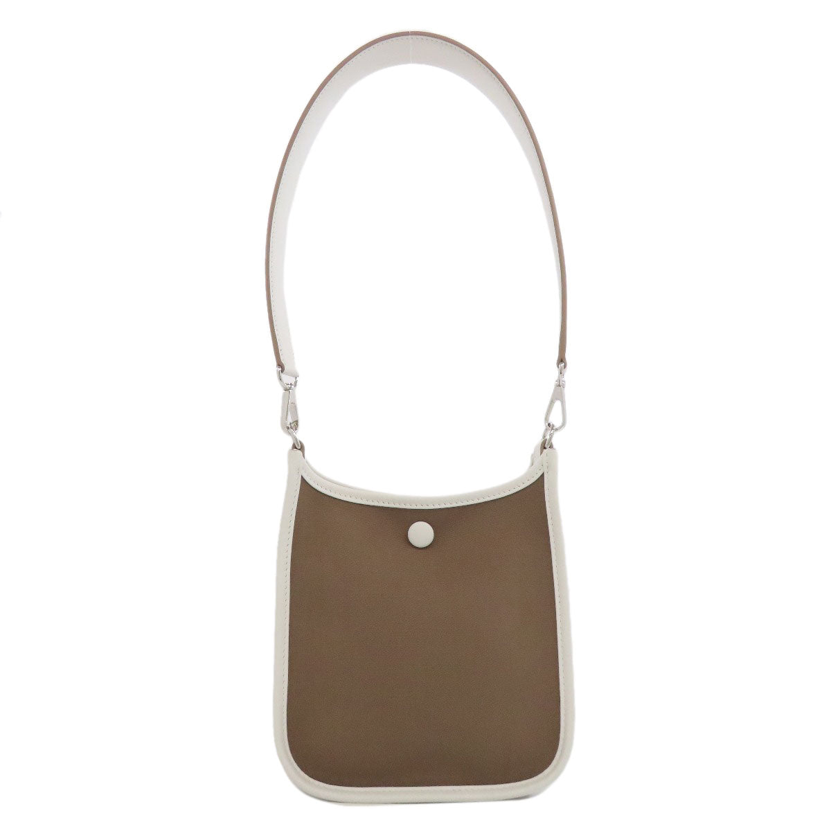 HERMES Evelyne Neo Etoupe SilverHardware Shoulder Bag Towar Officche Ladies [Used]