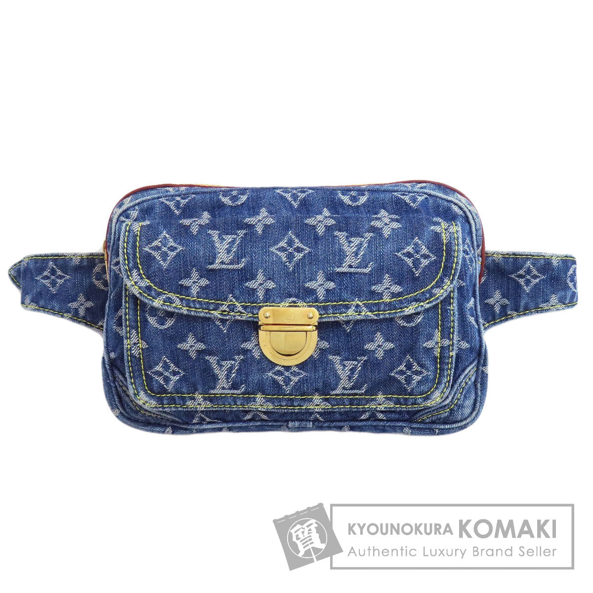 LOUIS VUITTON M95347 Bum bag Hip bag, waist bag Denim Ladies [Used]