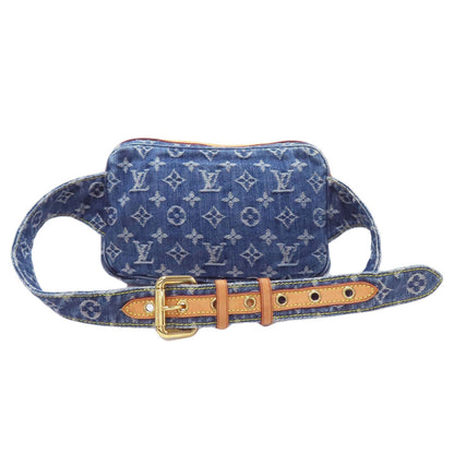 LOUIS VUITTON M95347 Bum bag Hip bag, waist bag Denim Ladies [Used]