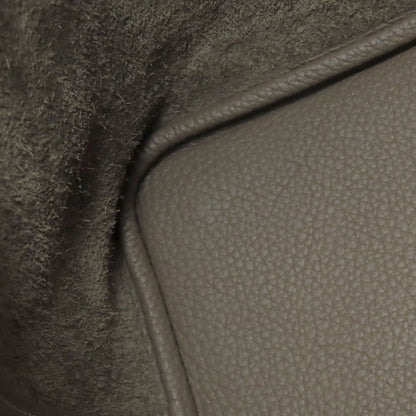 HERMES Picotin Lock MM Etoupe GoldHardware Handbag Epsom Ladies [Used]