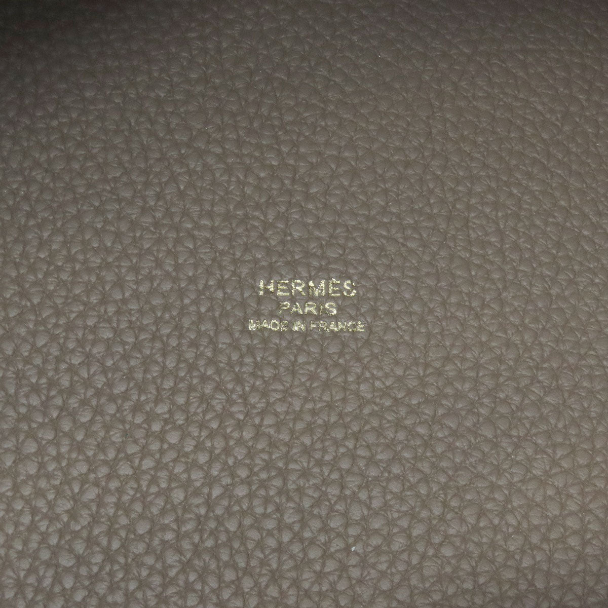 HERMES Picotin Lock MM Etoupe GoldHardware Handbag Epsom Ladies [Used]