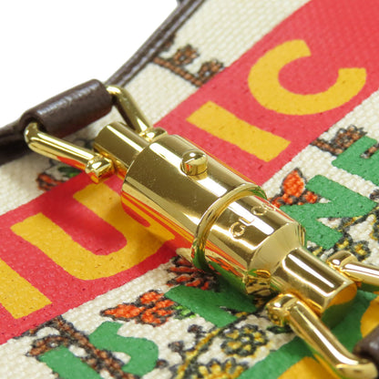 GUCCI 636706 Jackie 1961 2WAY Handbag Canvas LeatherLadies [Used]