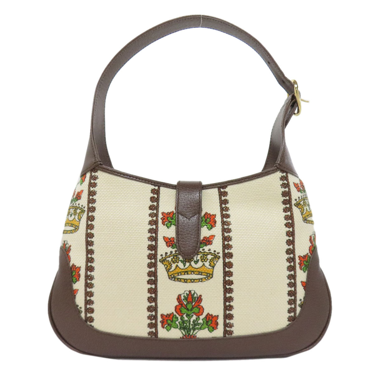 GUCCI 636706 Jackie 1961 2WAY Handbag Canvas LeatherLadies [Used]