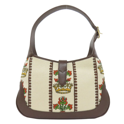 GUCCI 636706 Jackie 1961 2WAY Handbag Canvas LeatherLadies [Used]