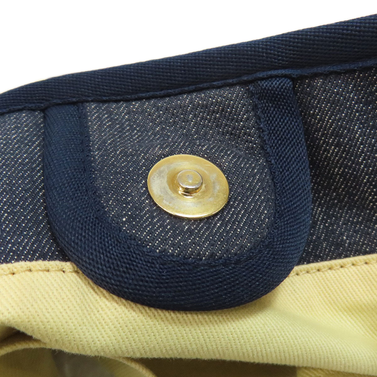 CHANEL Deauville GoldHardware Tote Bag Denim Ladies [Used]