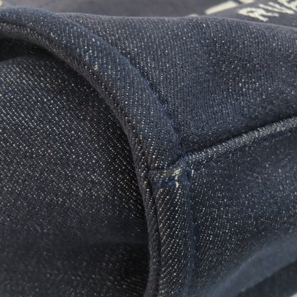 CHANEL Deauville GoldHardware Tote Bag Denim Ladies [Used]