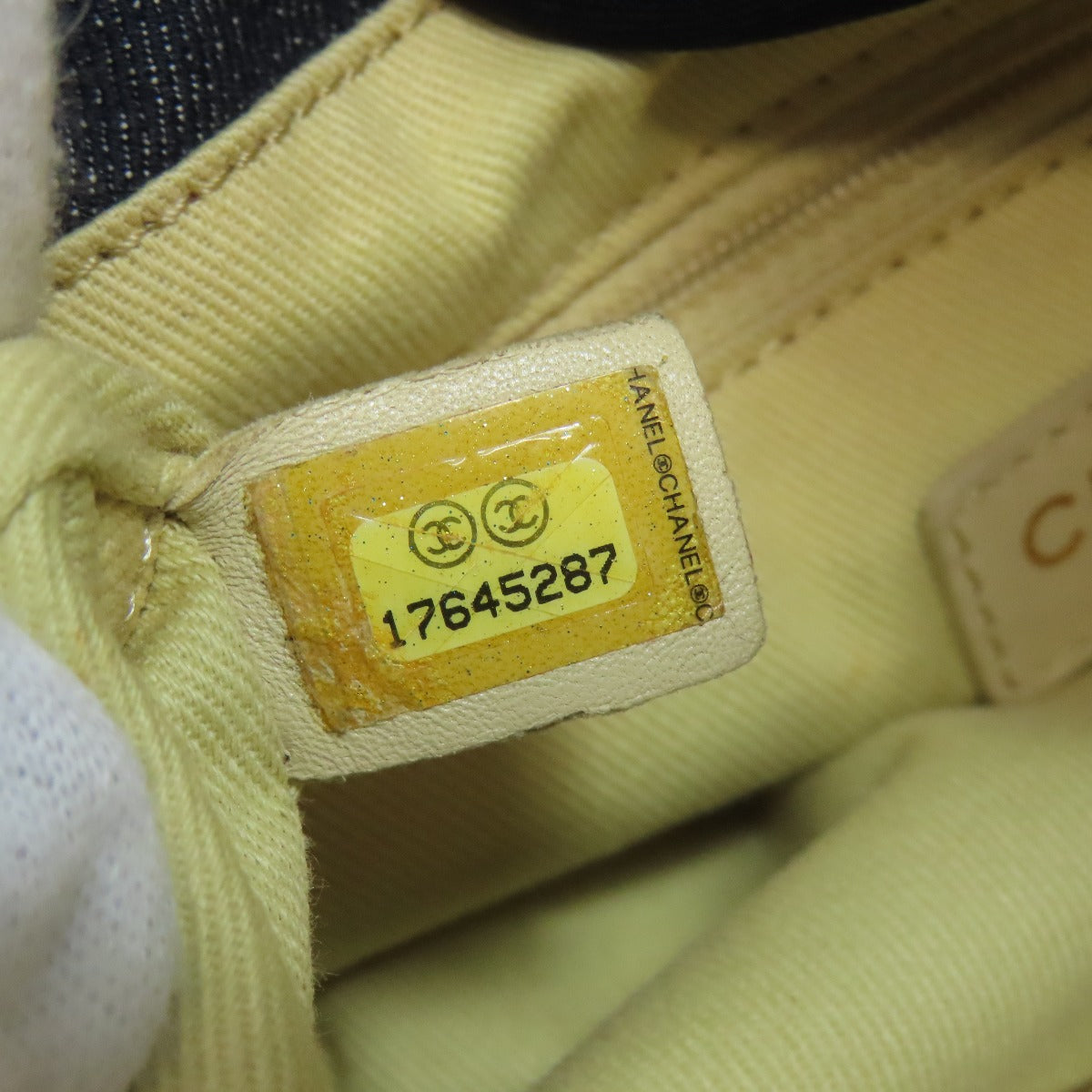 CHANEL Deauville GoldHardware Tote Bag Denim Ladies [Used]